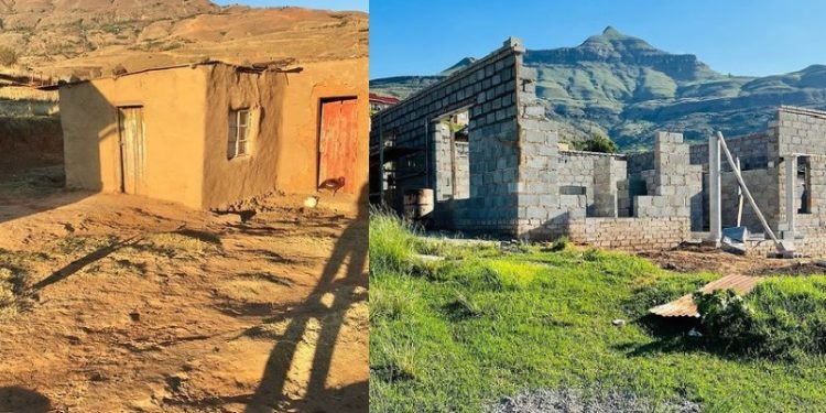 Big Zulu builds grandmother a mansion (Image credits@bigzulu_sa)
