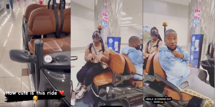 Shauwn Mkhize and Andile Mpisane travel like kings in Dubai on their way to USA