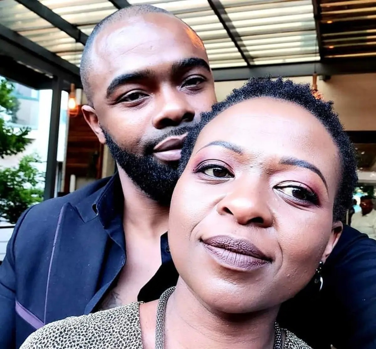 Generations: The Legacy actress Lucy Diale ‘Manaka Ranaka’ and her husband Ntuthuko Mdletshe (Source Instagram@manakaranaka) 