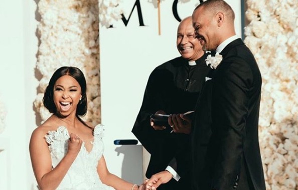 Minnie Dlamini wedding with Quinton Jones (Source MultiChoice)