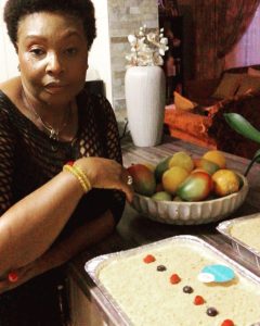 Yvonne Chaka Chaka eats healthy food