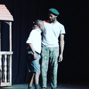 Kwenzo Ngcobo doing theatre