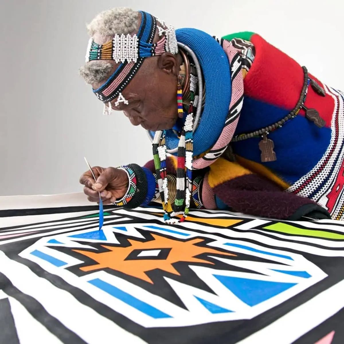 Artist Dr Esther Mahlangu attacked and nearly strangled to death in a robbery