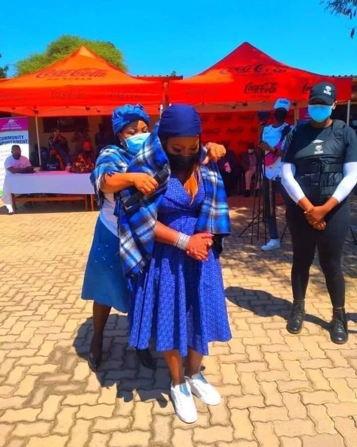 Makhadzi gets a warm welcome for Botswana Royals and Leadership 