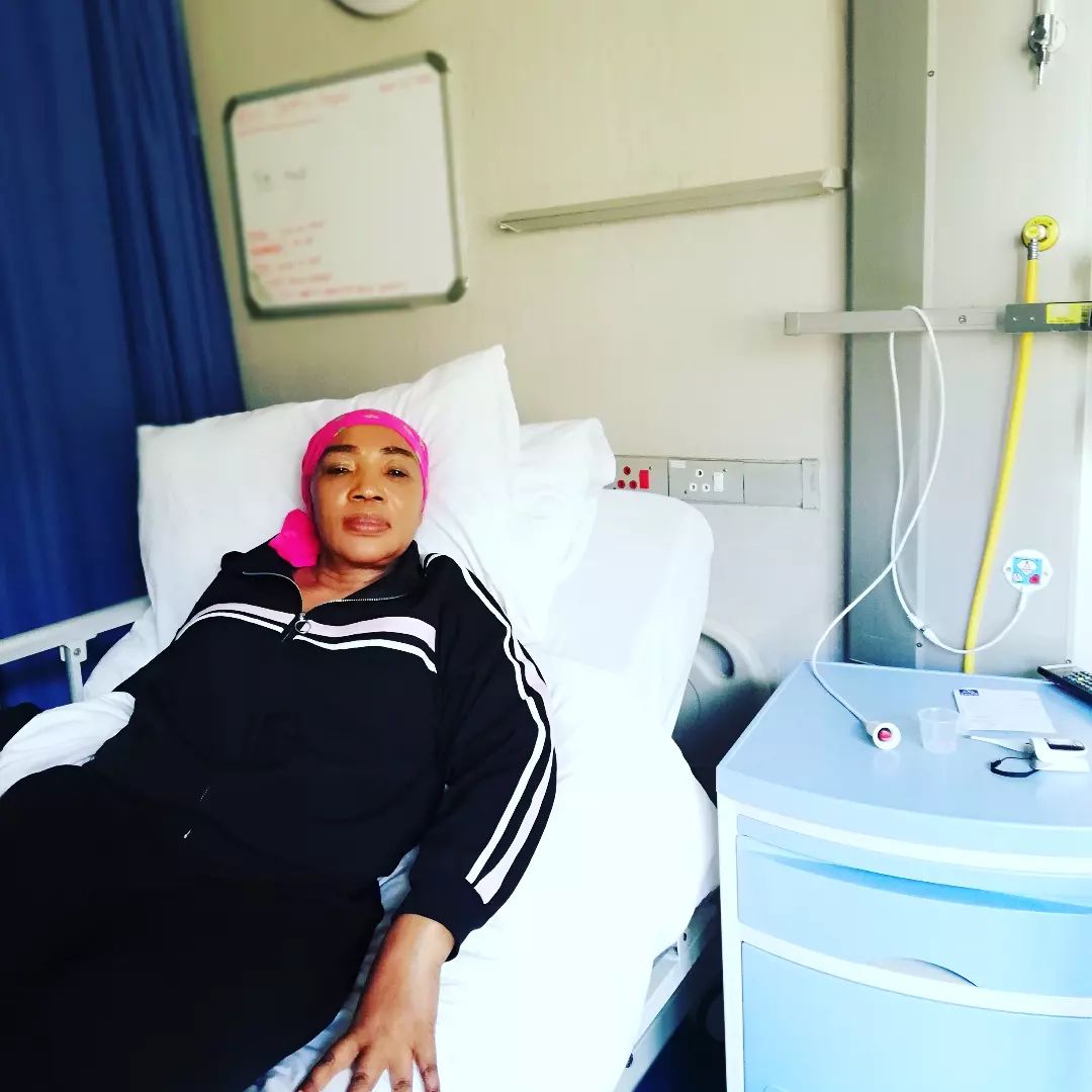 Maletsatsi from Scandal 'Joyce Skefu' hospitalised after suffering a stroke