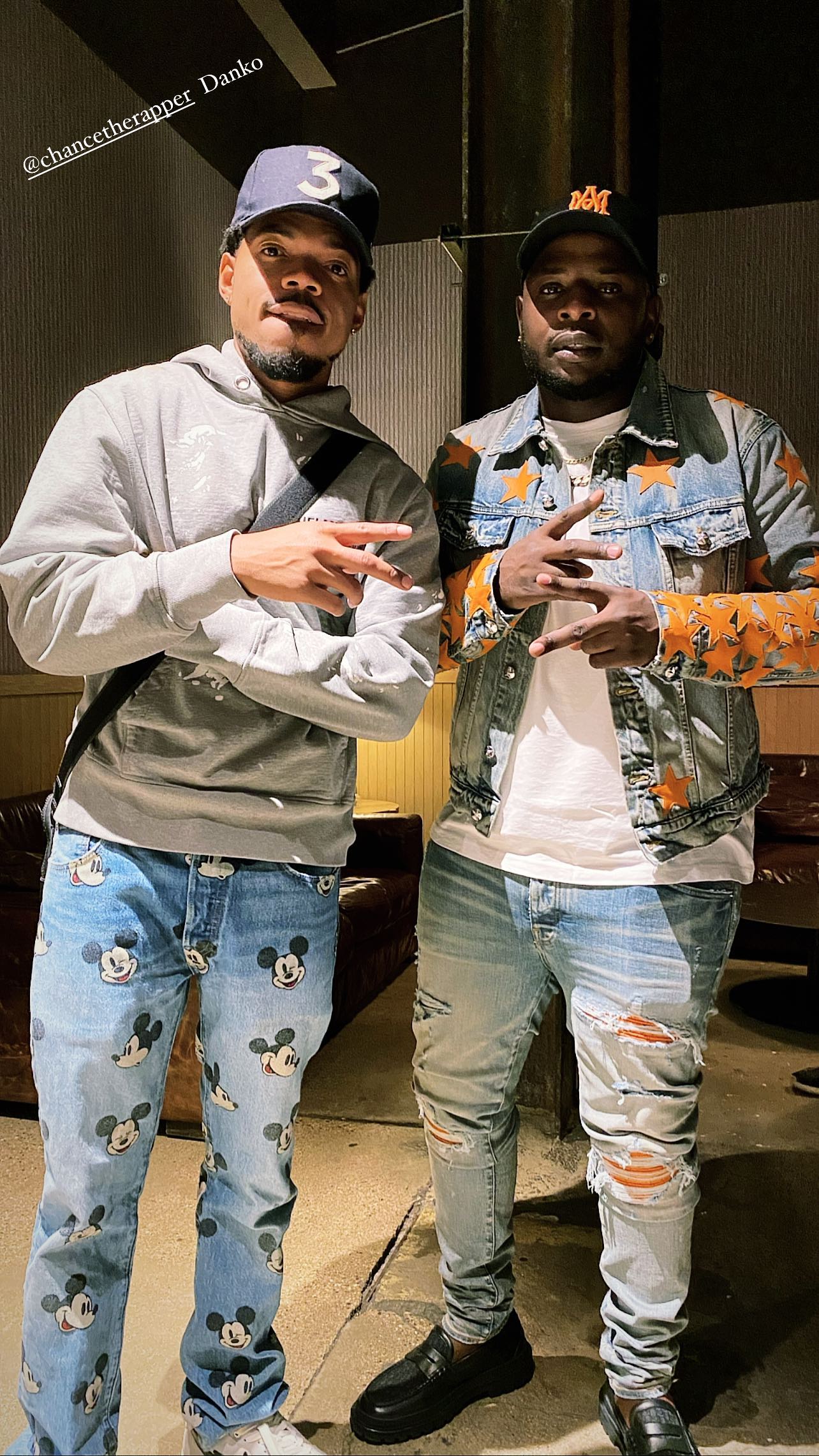 DJ Maphorisa meets Chance The Rapper during his set in Chicago