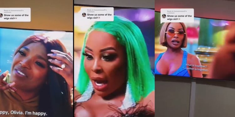 Watch American TikTok User trolls Khanyi Mbau and Nadia Nakai’s wigs