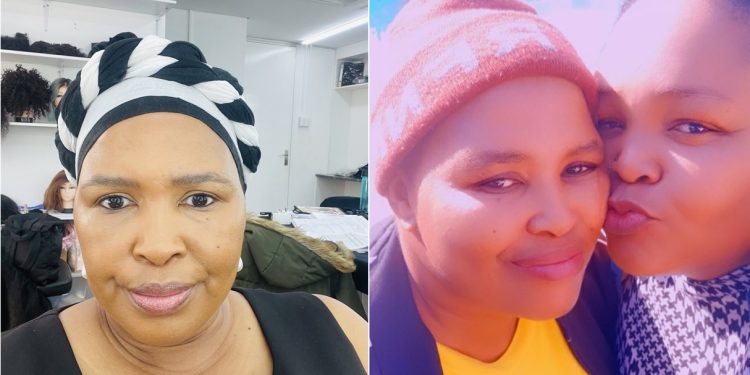 Mpume Mthombeni and wife