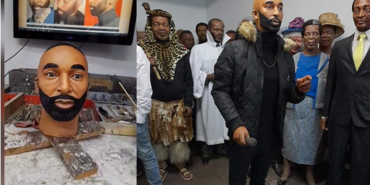 Riky Rick's statue destroyed after its creator receives death threats