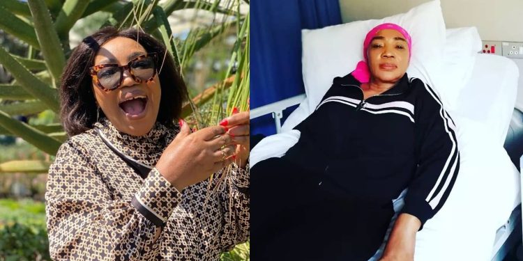 Maletsatsi from Scandal 'Joyce Skefu' hospitalised after suffering a stroke