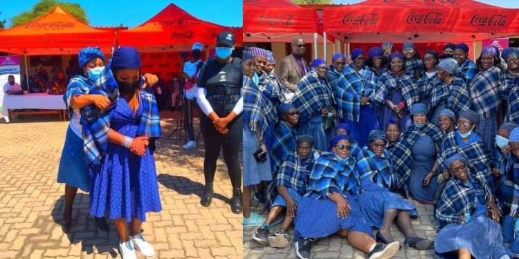 Makhadzi gets a warm welcome for Botswana Royals and Leadership 