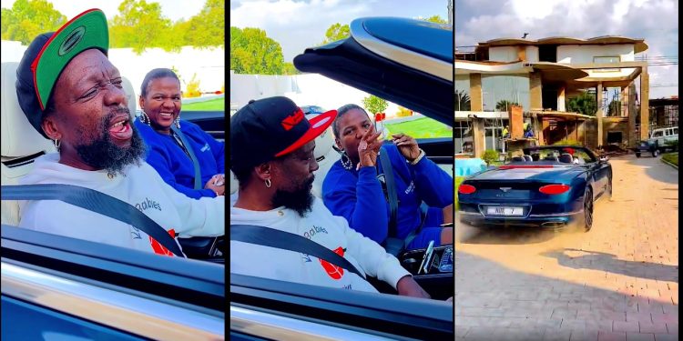 Shauwn Mkhize and Andile Mpisane visit Zola 7 in the wake of his financial problems