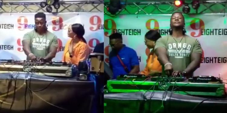 DJ Fresh blue ticks slay queen whilst performing - Source: Twitter