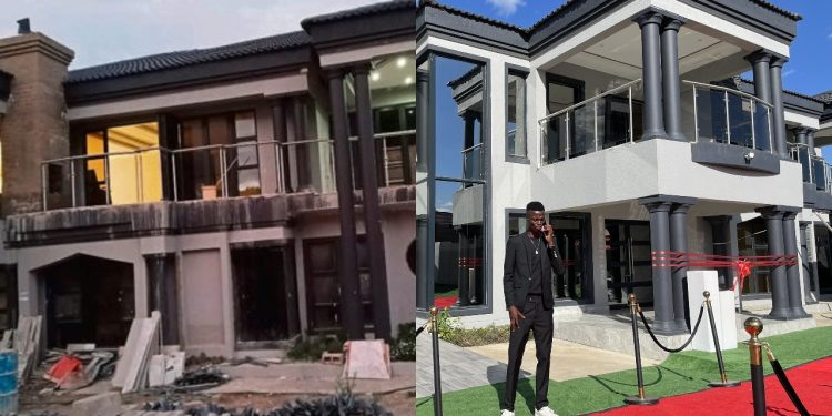 King Monada double-storey mansion (Sources Twitter/King Monada)