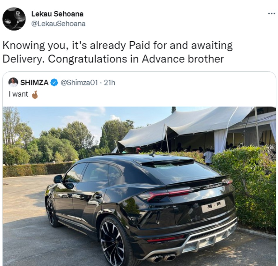 Drip CEO Lekau Sehoana - Source: Twitter@LekauSehoana