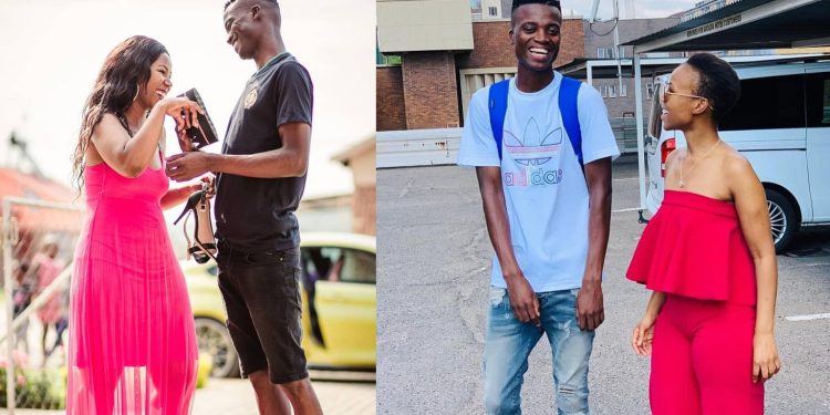 Skeem Saam actress Dr Lizzy 'Amanda Manku' with King Monada - Source: Instagram@amanda_manku