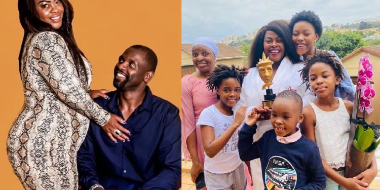 Uzalo actress MaNgcobo 'Dawn Thandeka King' with her family - Source: Instagram