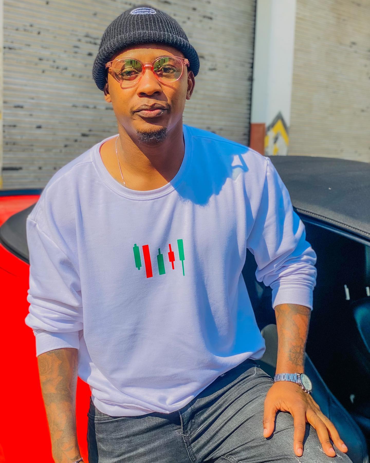Pholoso Mohlala and his BMW M4