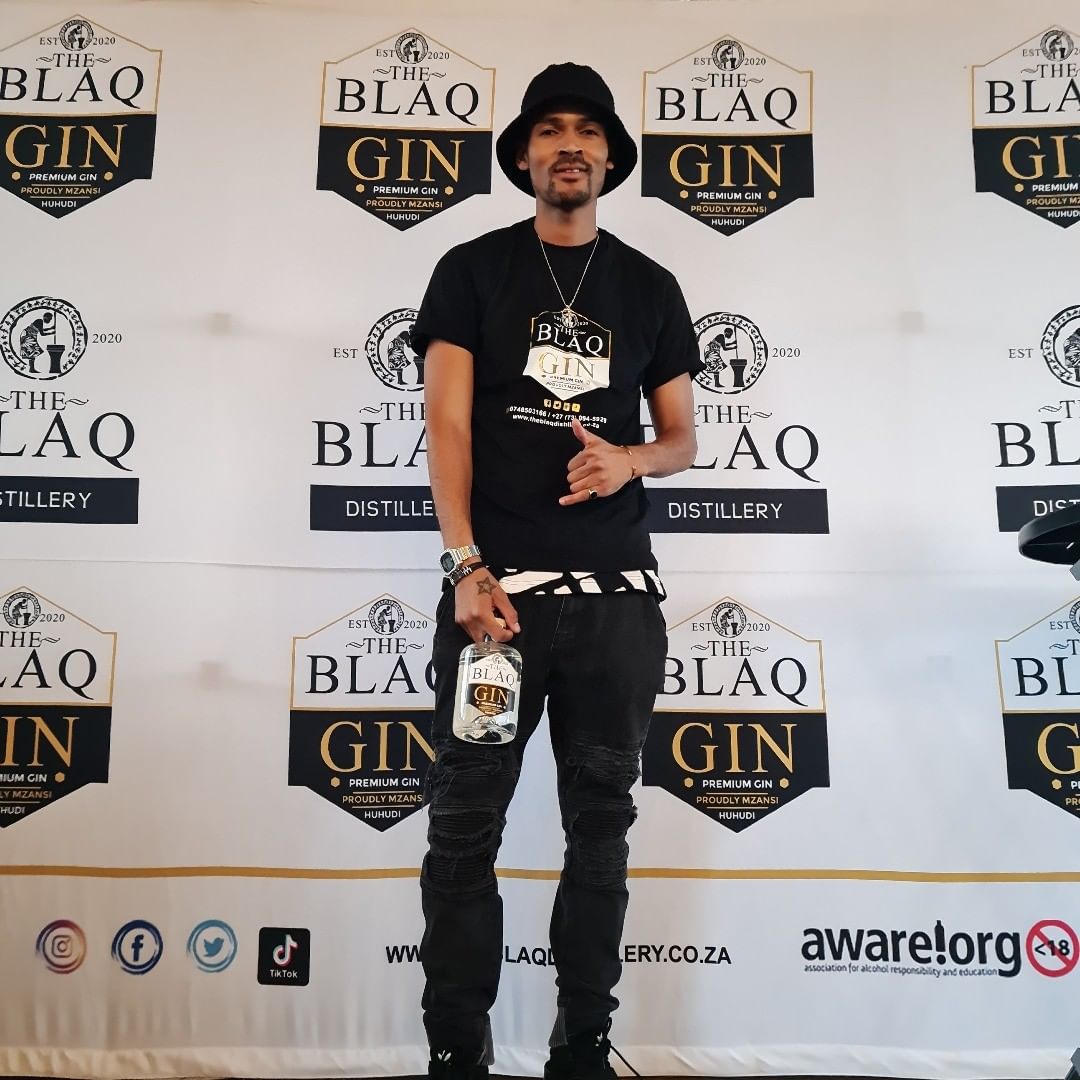 Eric Macheru promoting his Blaq brand