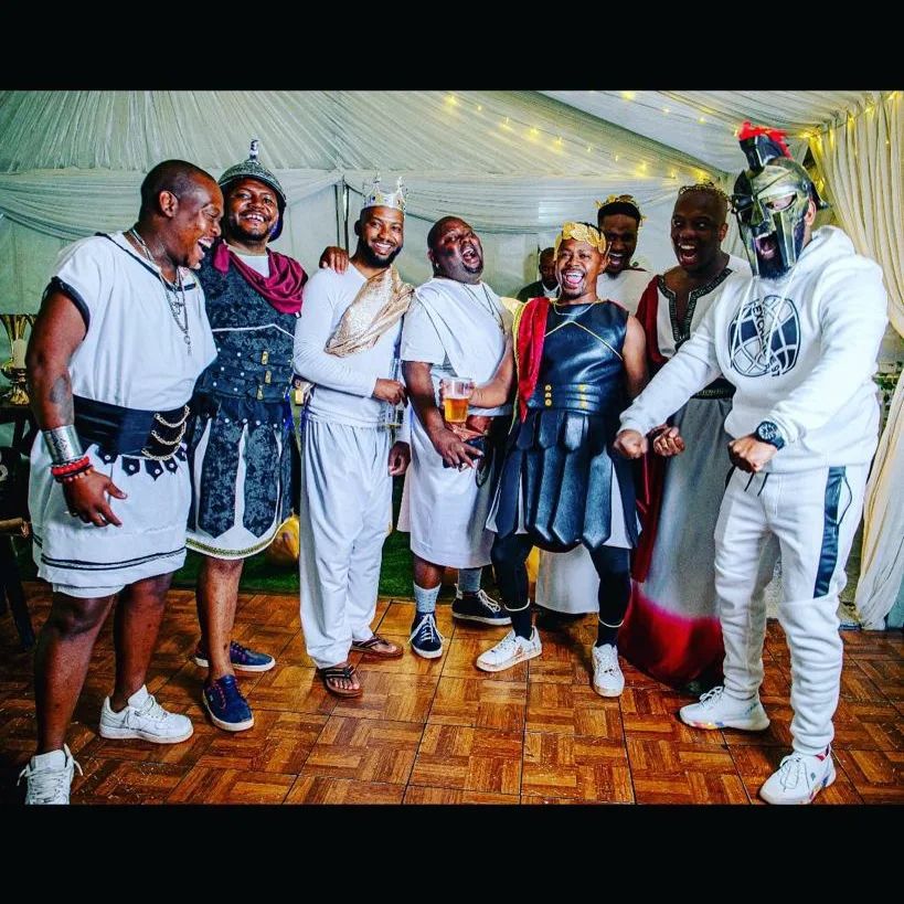 Kagiso Yabakwena's costume party. Image: Instagram/Kagiso Yabakwena