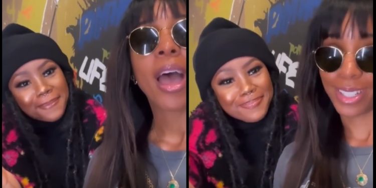 Bontle Modiselle gushes out of Kelly Rowland visiting her dance studio