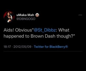 Brown Dash diss by DBN Gogo