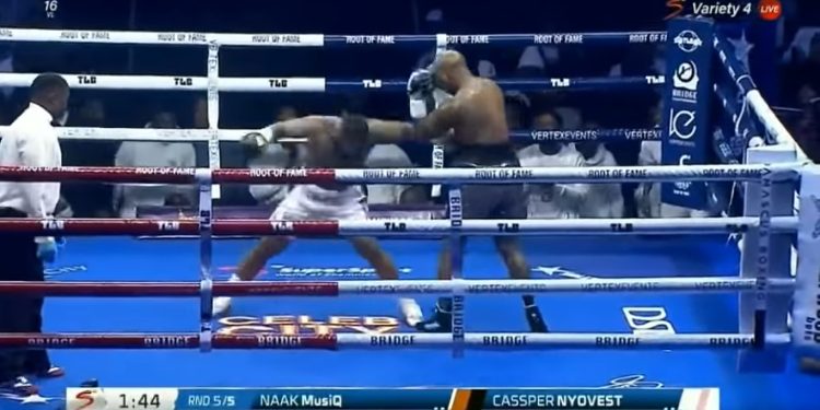 Naak MusiQ beats Cassper Nyovest in a celebrity boxing match