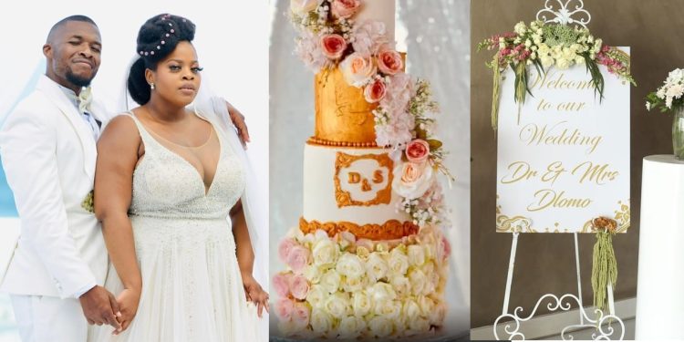 Dr Dhlomo and Sne's wedding