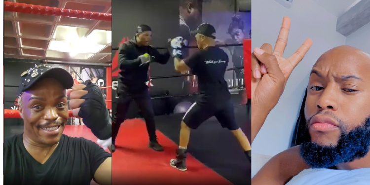 Somizi sends out a challenge for the Celebrity Boxing match as fans suggest Mohale
