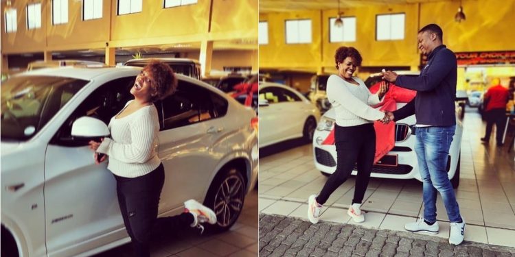 Tumi Morake shows off cars