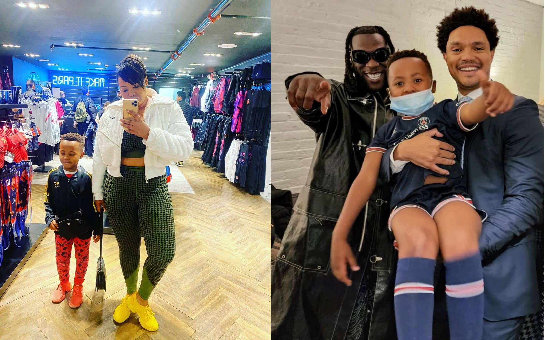 Pictures: Cool things Anele Mdoda is doing with her son Alakhe in the USA