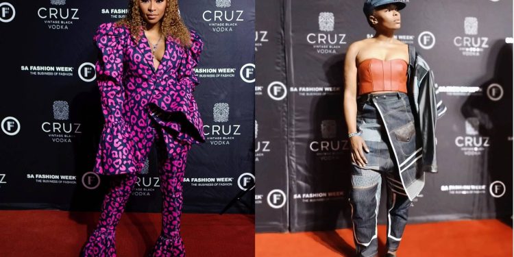 Yellow was the colour of the night at the SA fashion week launch party red carpet event on Tuesday night