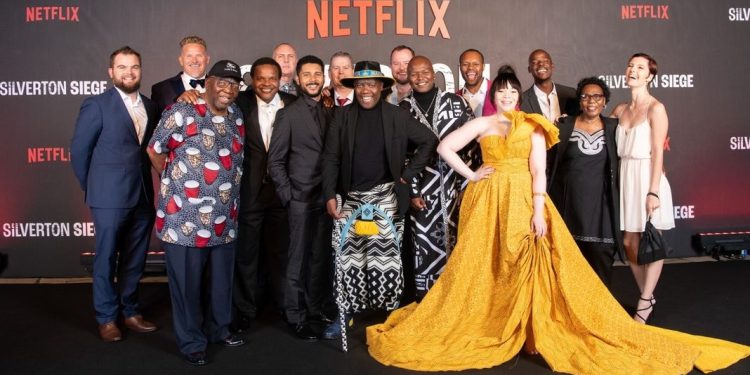 Local and International celebrities headline The Silverton Siege film premiere - Source: Instagram@netflixsa