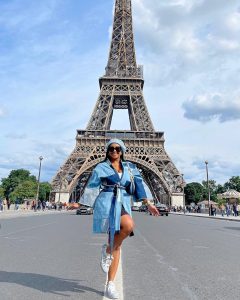 Boity Thulo in Paris