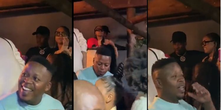 Watch: Andile Mpisane shies away from camera as he is spotted with a ...