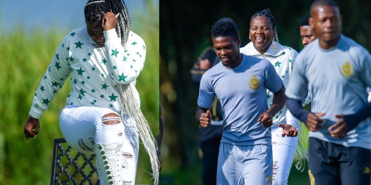 MaMkhize trains with Royal AM