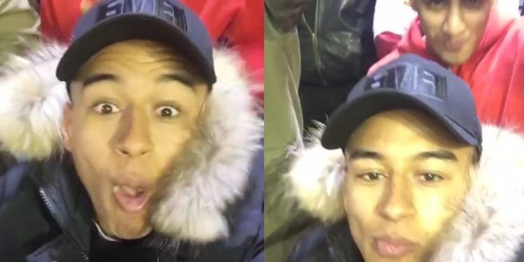 Manchester United's Jesse Lingard rocks Califonia playing Amapiano