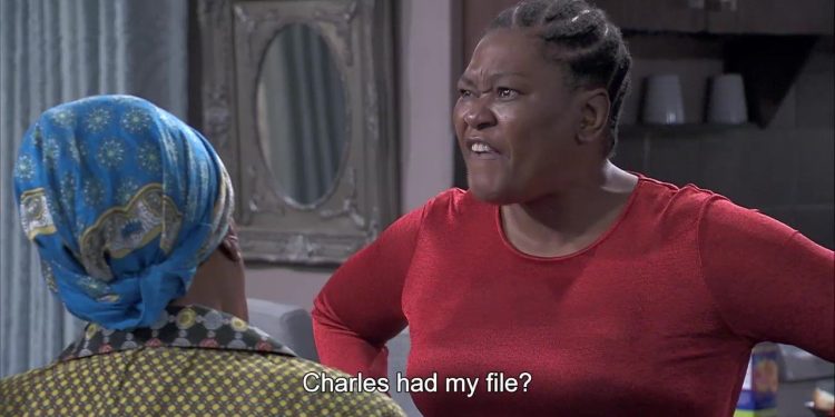 Meikie learns that Charles had access to her file of