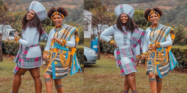 Shauwn Mkhize wedding outfit