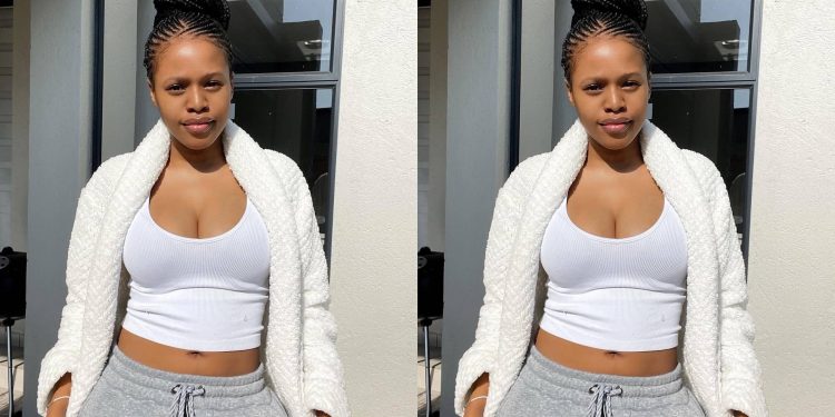 Natasha Thahane shows off her body transformation after giving birth