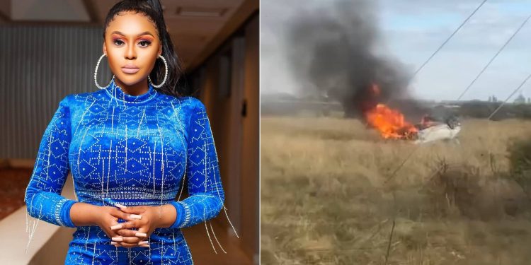 Inno Morolong involved in a blazing car crash