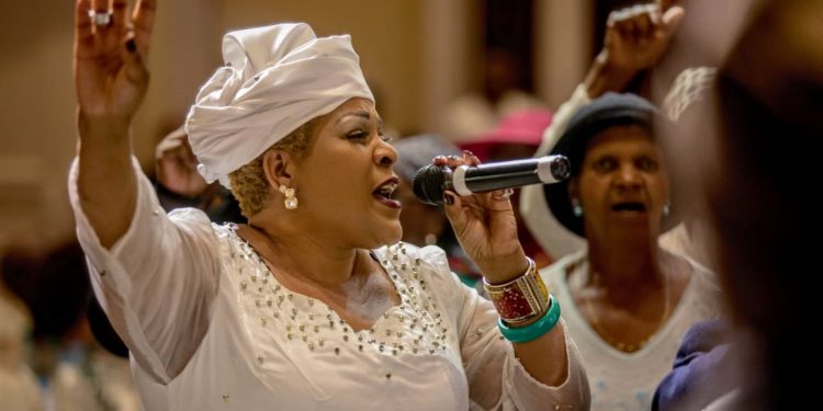 Deborah Fraser's body was taken back to the mortuary after her funeral service after heavy floods in KZN halted the burial process