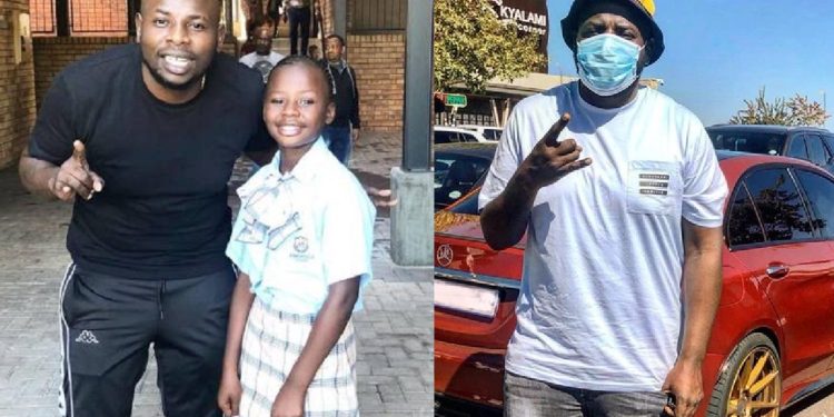 DJ Maphorisa with his daughter: Image Credit @Instagram