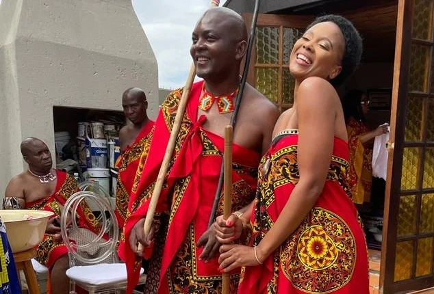 DJ Euphonik with Kholeka Qiniso Nxumalo - Source: Instagram