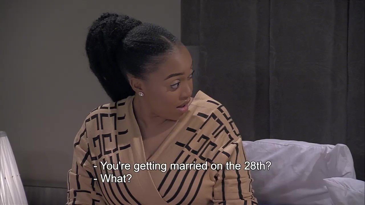 Pretty confronts Lehasa about his looming nuptials to Khwezi.