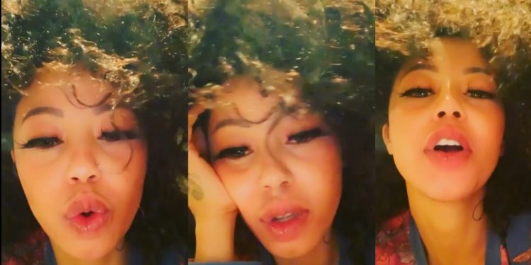 Kelly Khumalo gets drunk as she puts aside Senzo Meyiwa's court hearing stress to tease a new song