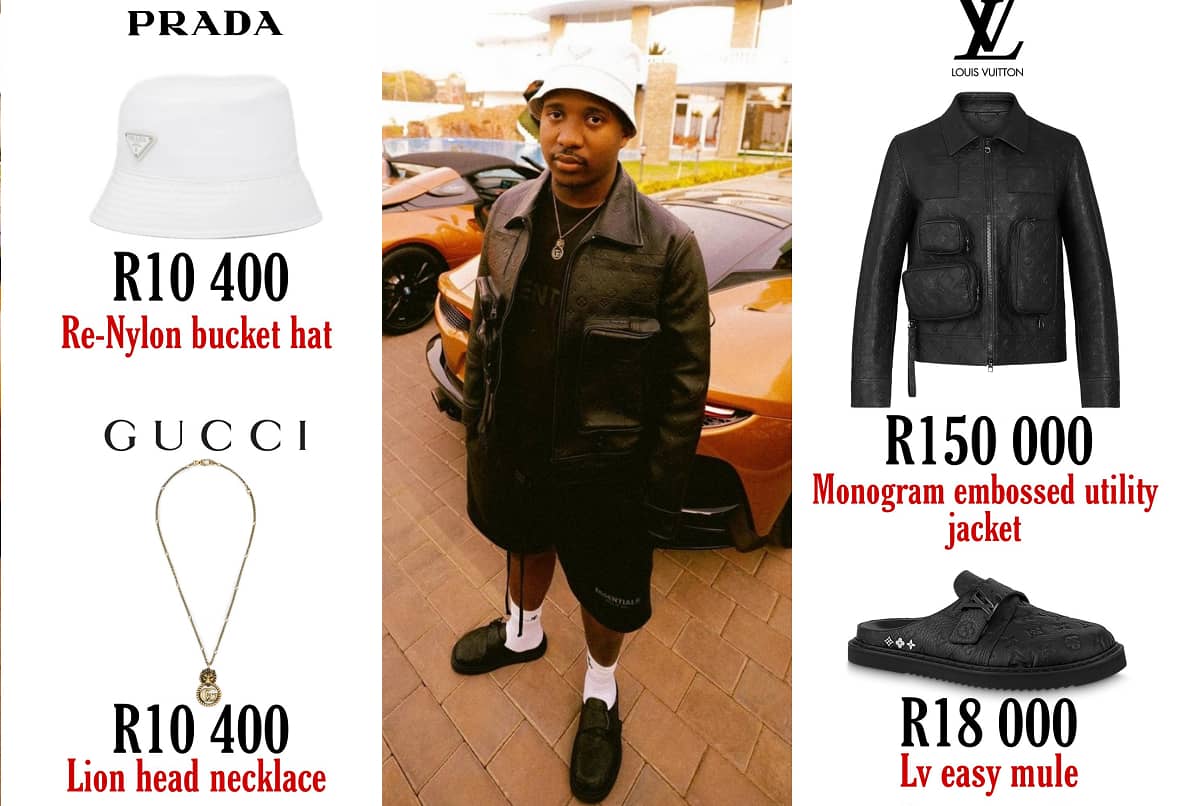 Rich uncle: Andile Mpisane's R200 000 outfits get Mzansi talking