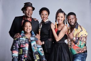 Matshepo Maleme with her House of Zwide family