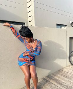 Watch Nkosazana Daughter's traditional dance moves before switching to bum shaking club moves.