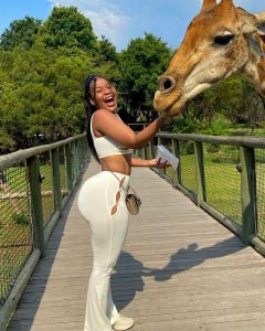 Watch DJ Mphorisa's ex-lover Beverly Tlhako twerks for her new birthday car present.